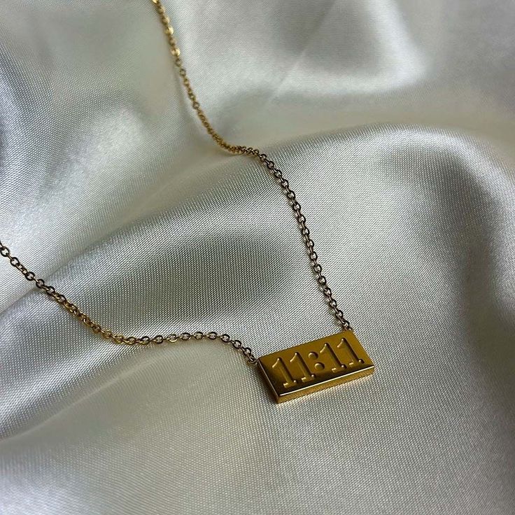 Luck AntiTarnish Gold 11:11 Premium Necklace