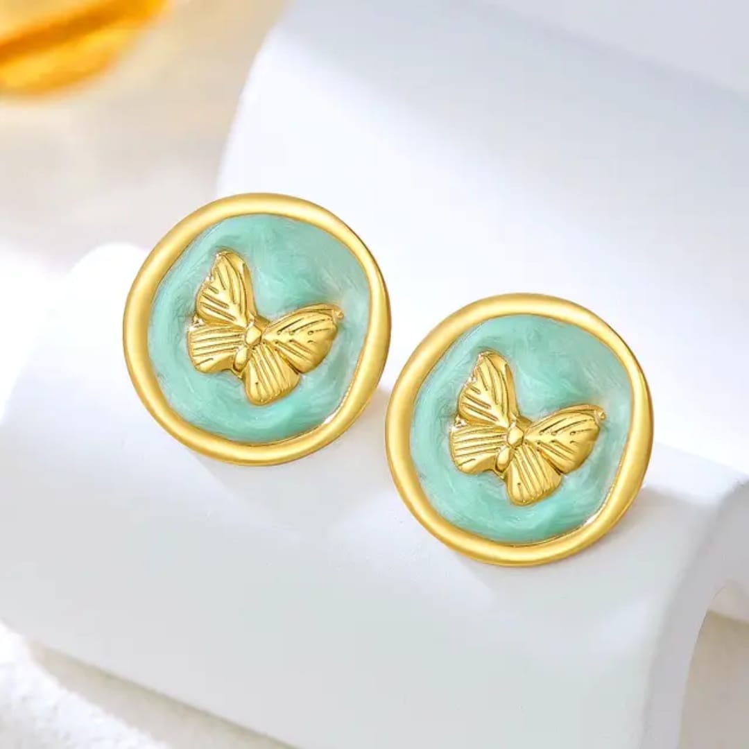 80921 Korean unique anti tarnish earring