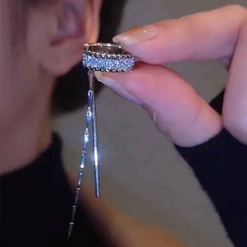 Korean Unique Luxury Silver Earring