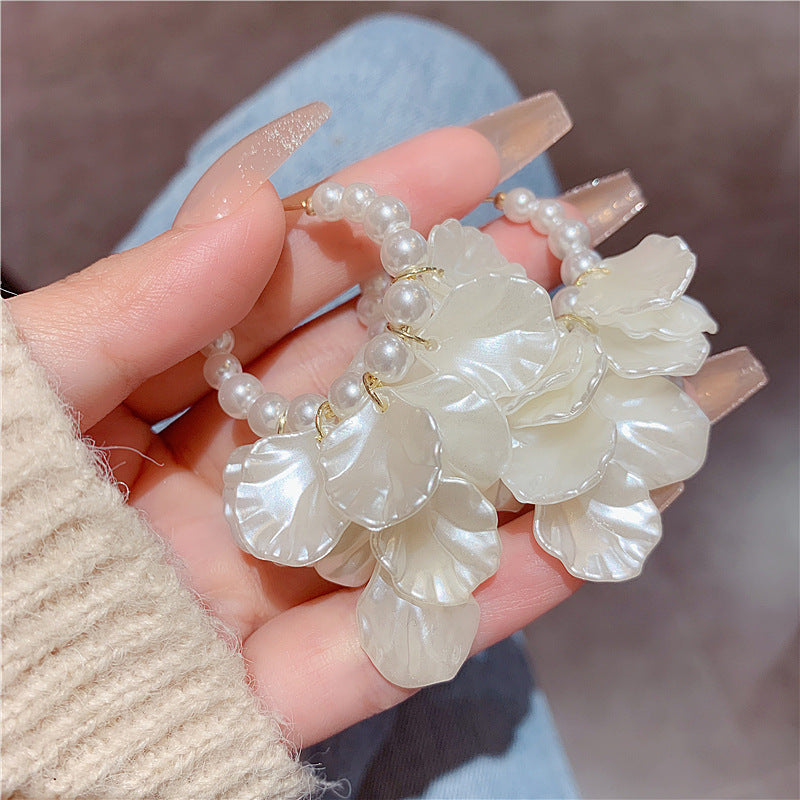 Pearl Shell Drop Earring Fashion Party Korean Circle Dangle Earrings Female Jewelry for Woman