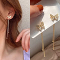 Korean Butterfly Cute Earring Gold