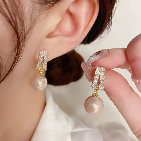 Korean zirconia beautiful Earring