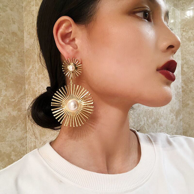 Korean Anti Tarnish Premium Gold Drop Earring