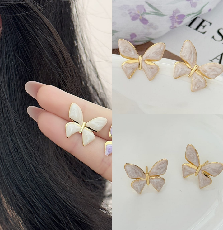 27402 Korean Butterfly cute Earring
