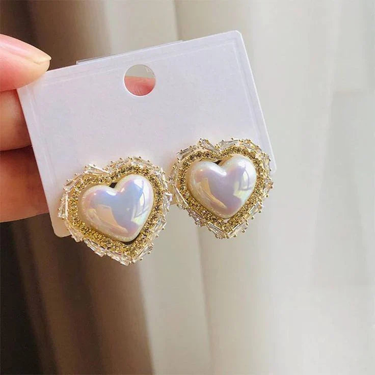 heart shape luxurious Earring