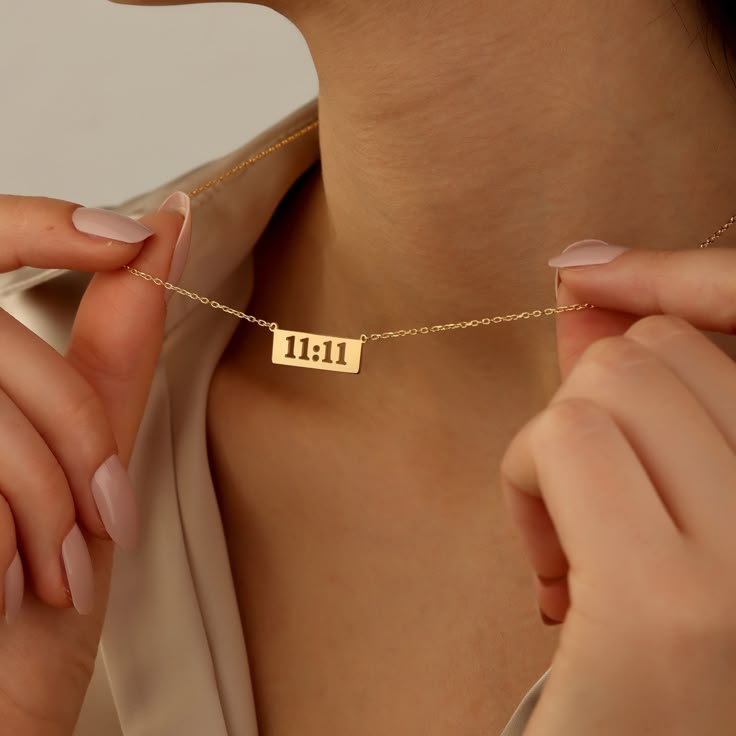 Luck AntiTarnish Gold 11:11 Premium Necklace