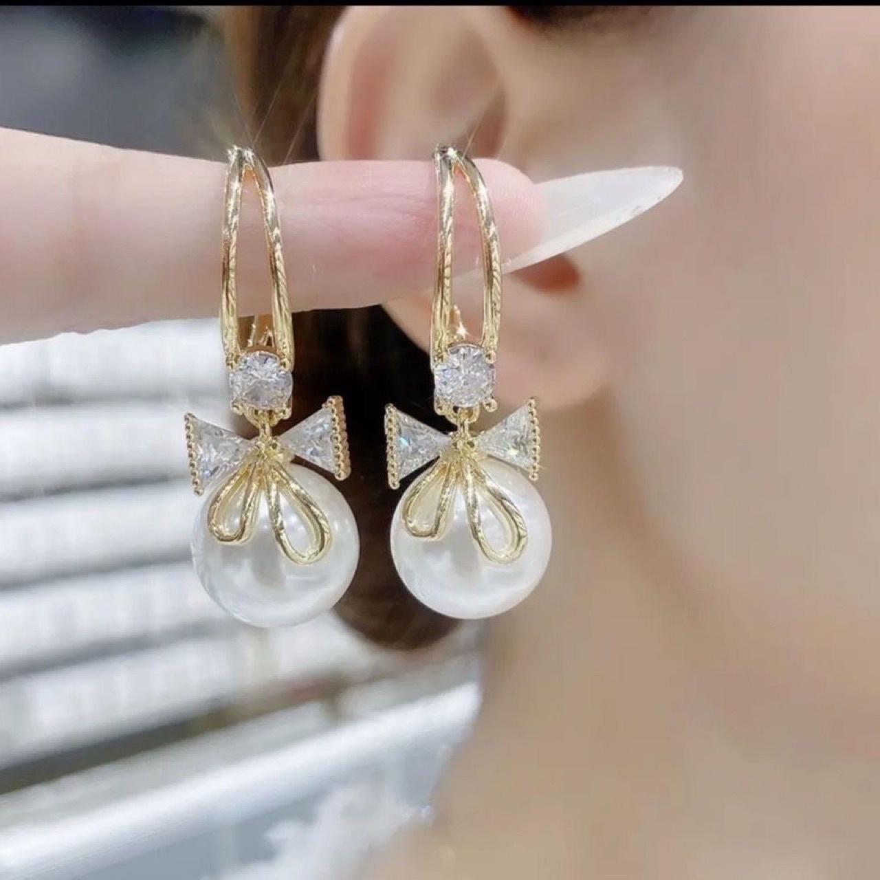 Korean Earings Fashion Jewelry Elegant And Sweet Cute Bow Earrings For Women Gifts Earrings