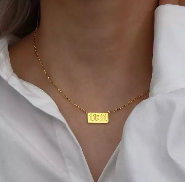 Luck AntiTarnish Gold 11:11 Premium Necklace