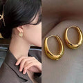 korean anti Tarnish gold earring