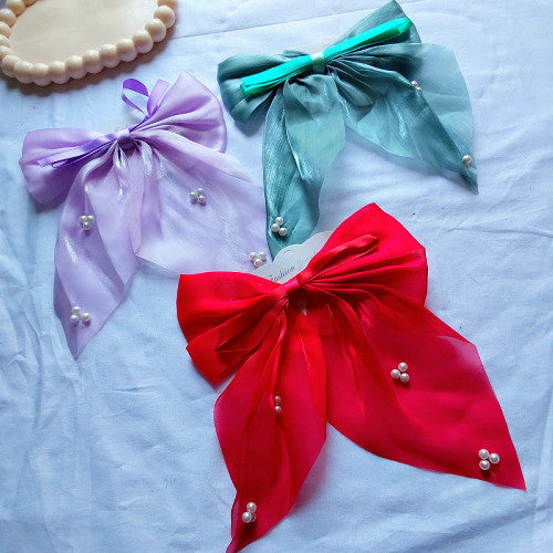 Beautiful pearl 😍 bow