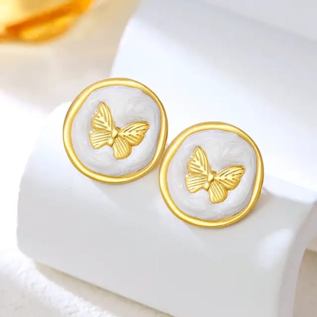 80625 kirean white gold premium anti tarnish earring