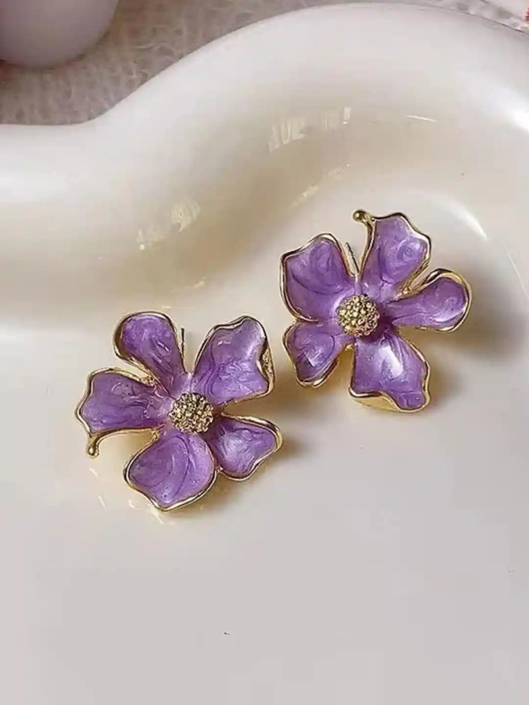 38571 Korean flower beautiful Earring